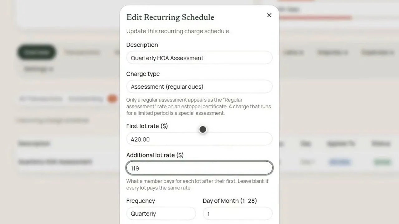 How does a board set up autopay and recurring dues?