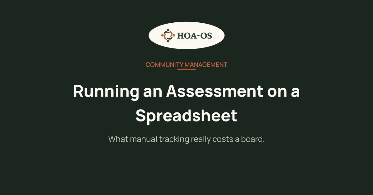 The Real Cost of Running an Assessment on a Spreadsheet