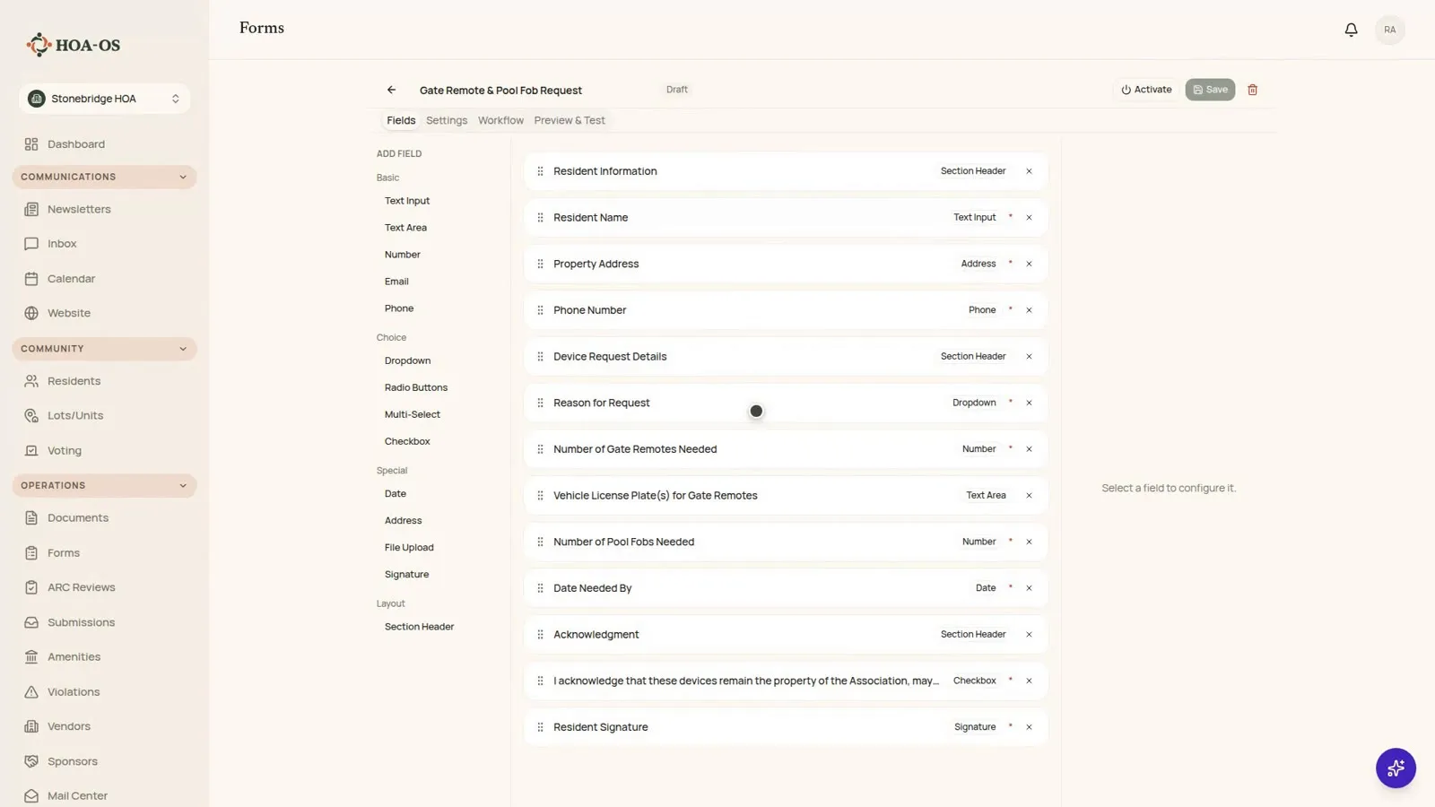How does a board put a request form on its website without building one from scratch?