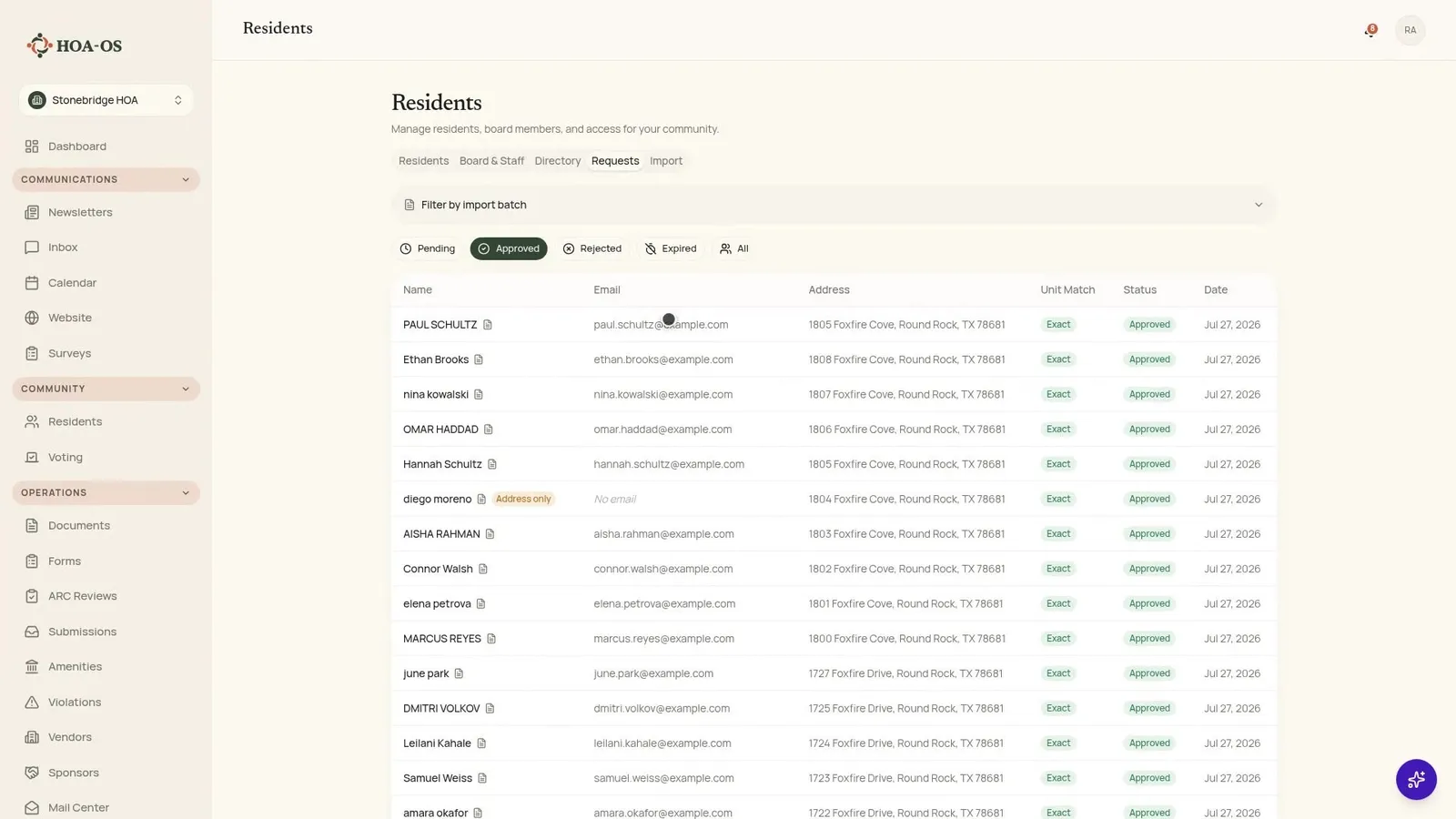 How to import your resident roster from a spreadsheet