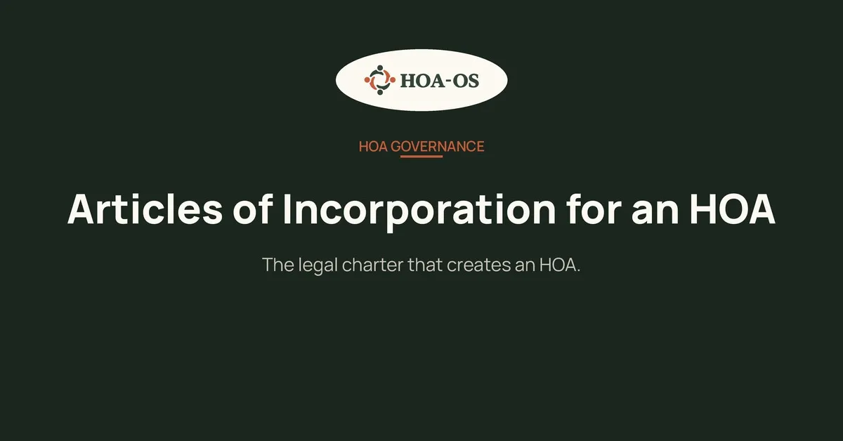 Articles of Incorporation for an HOA: What They Are and How to File Them